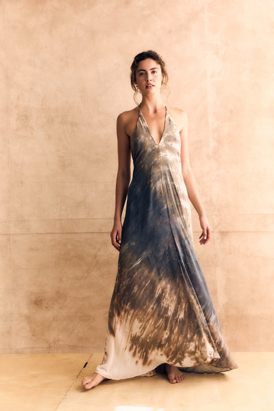 knee length dresses for ladies Venus Stone Blue Maxi - DM exclusive - Nursing Friendly - Maternity Friendly main image 1
