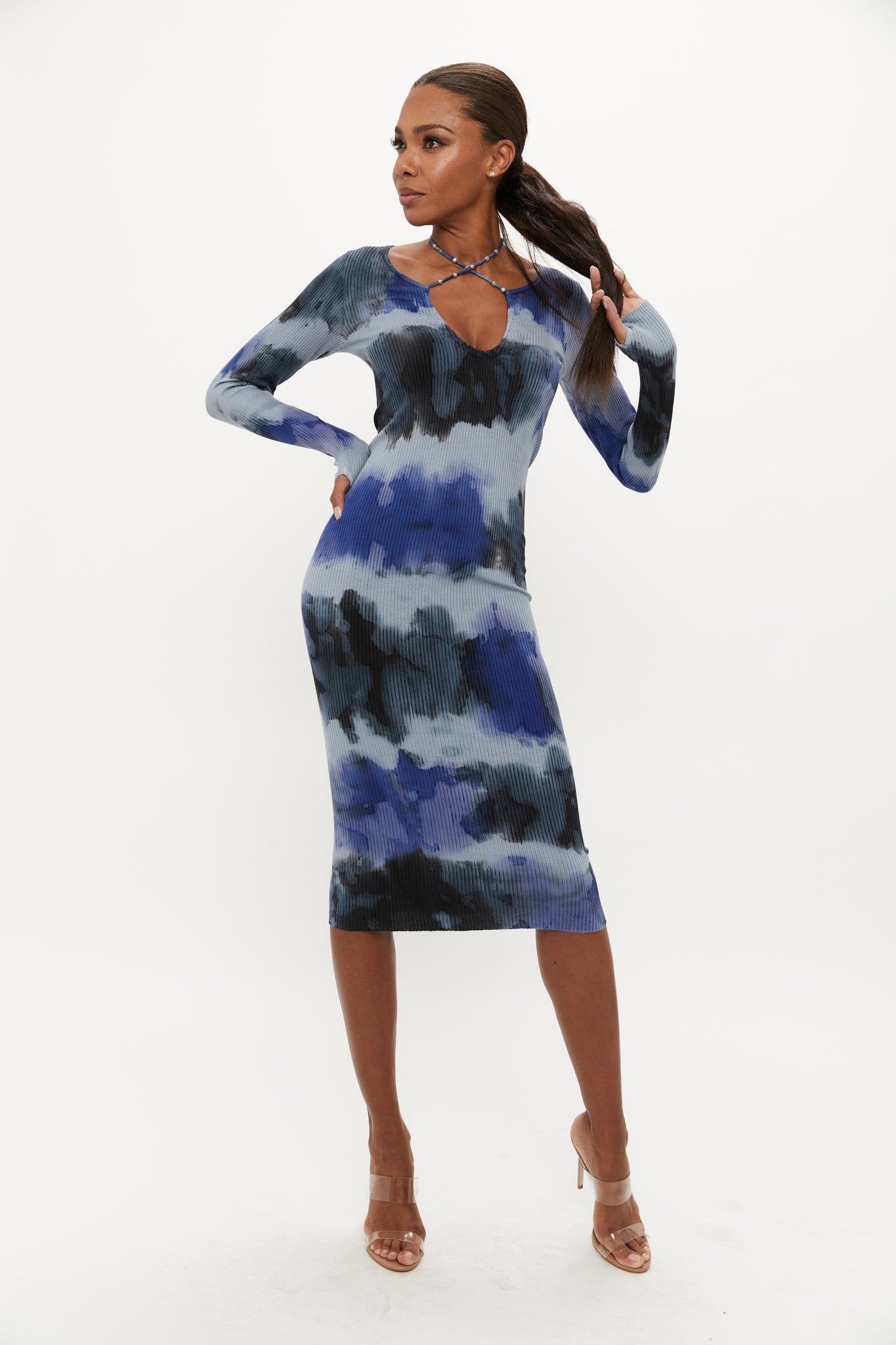 Tie front long sleeve