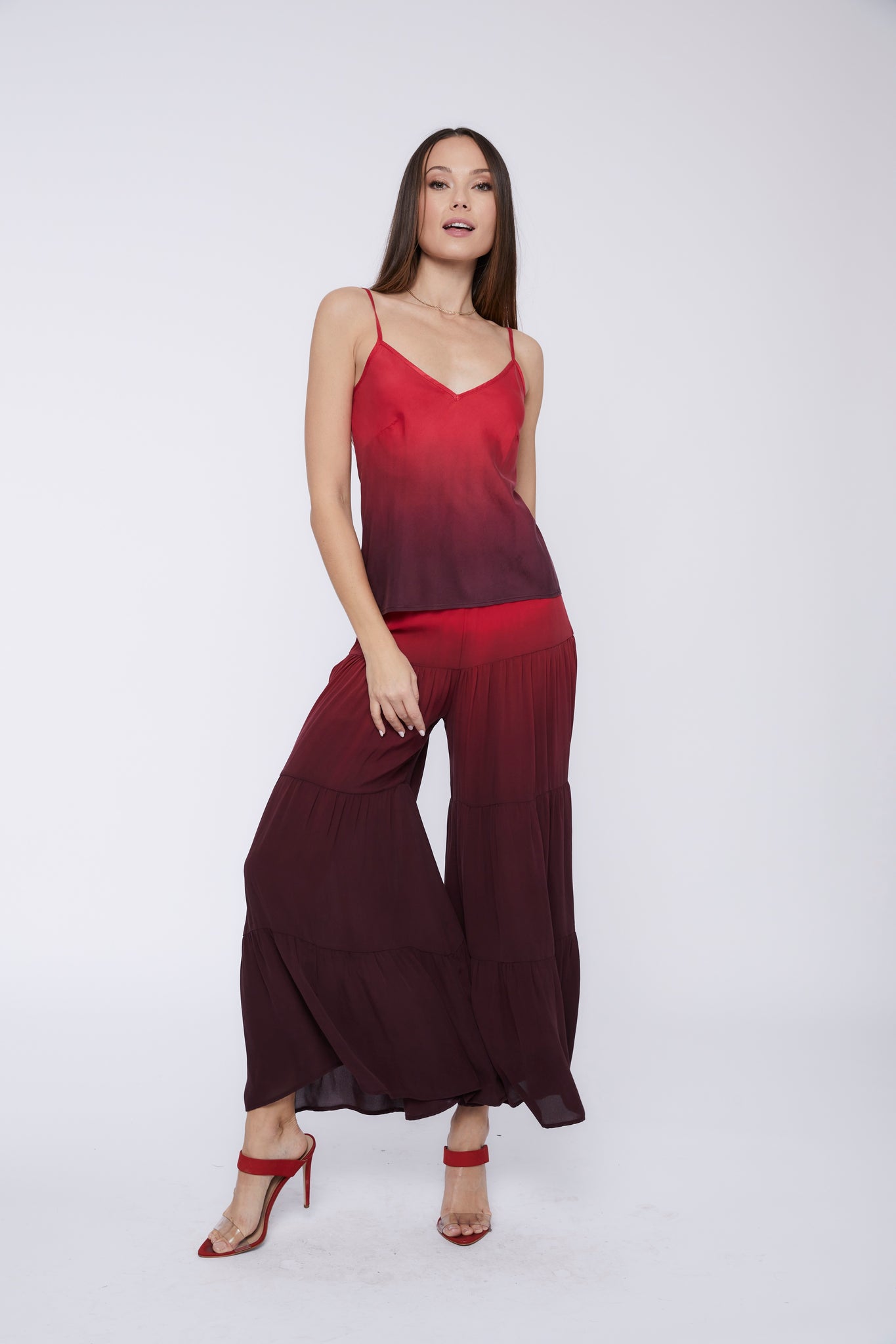 Tiered Palazzo Pant