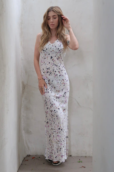 V-neck shift Maxi – MICHELLE JONAS