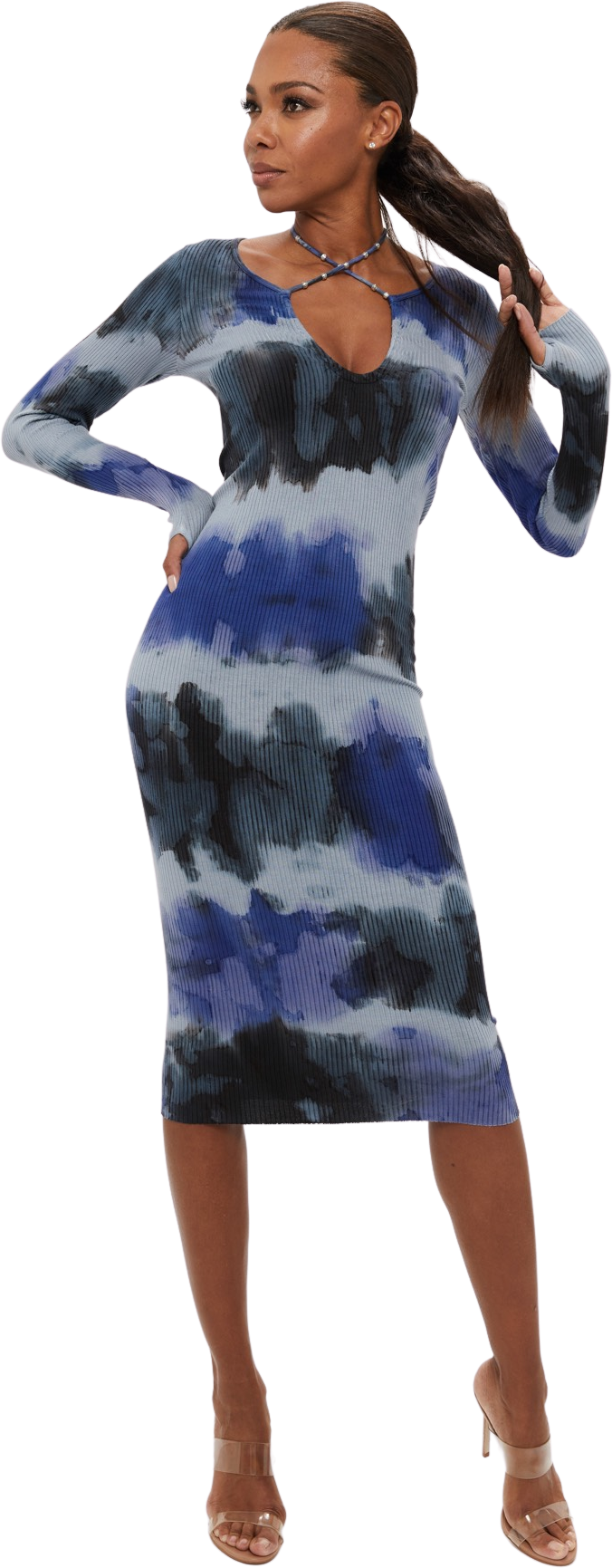 Tie front long sleeve