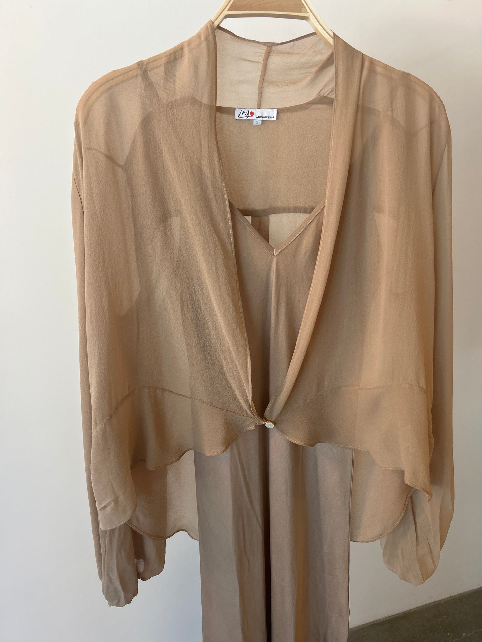 Sheer Silk Cardigan