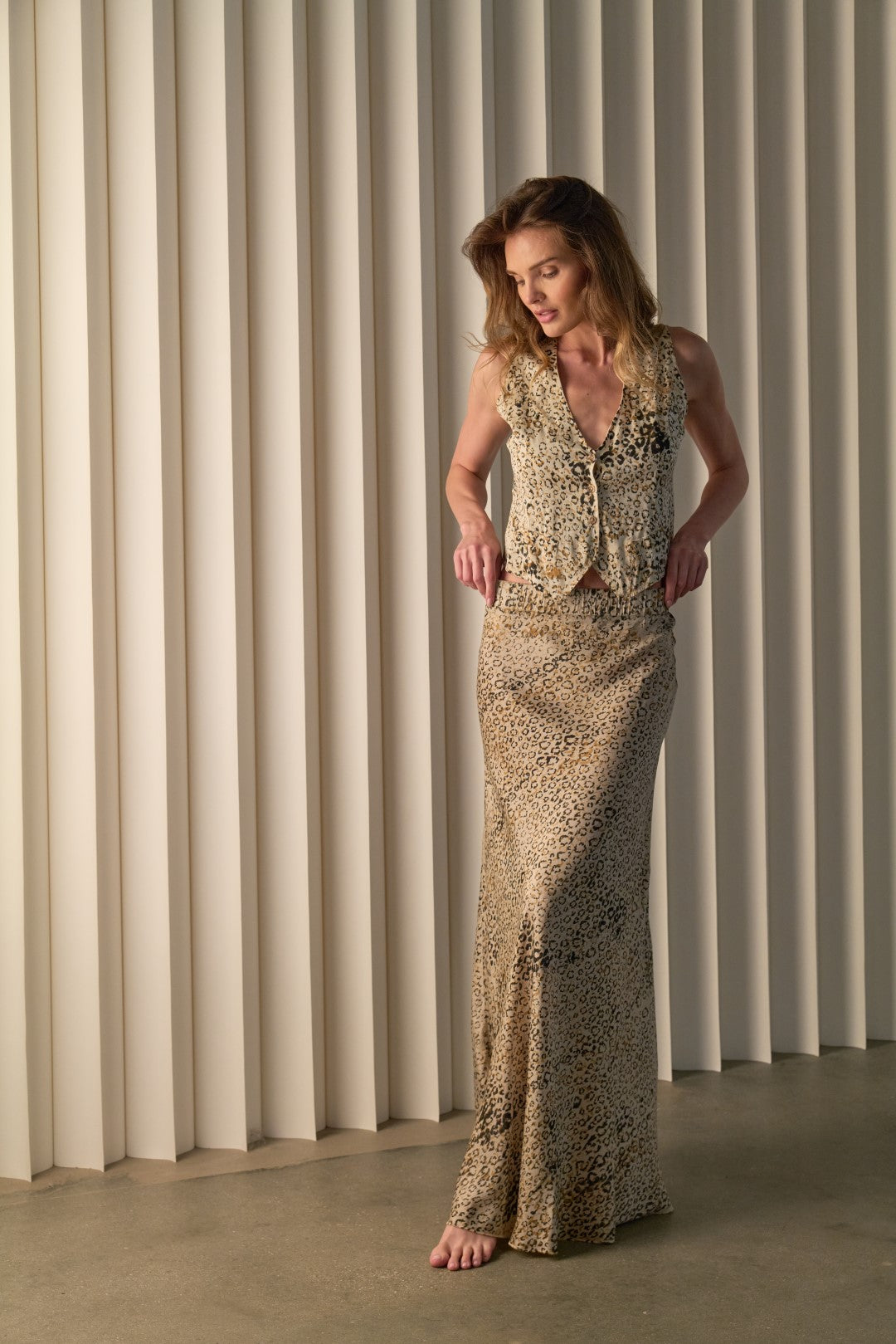 Stretch Silk Vest
