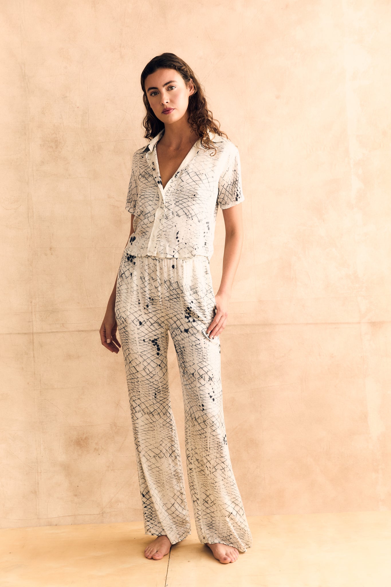Short Sleeve Button Front Shirt