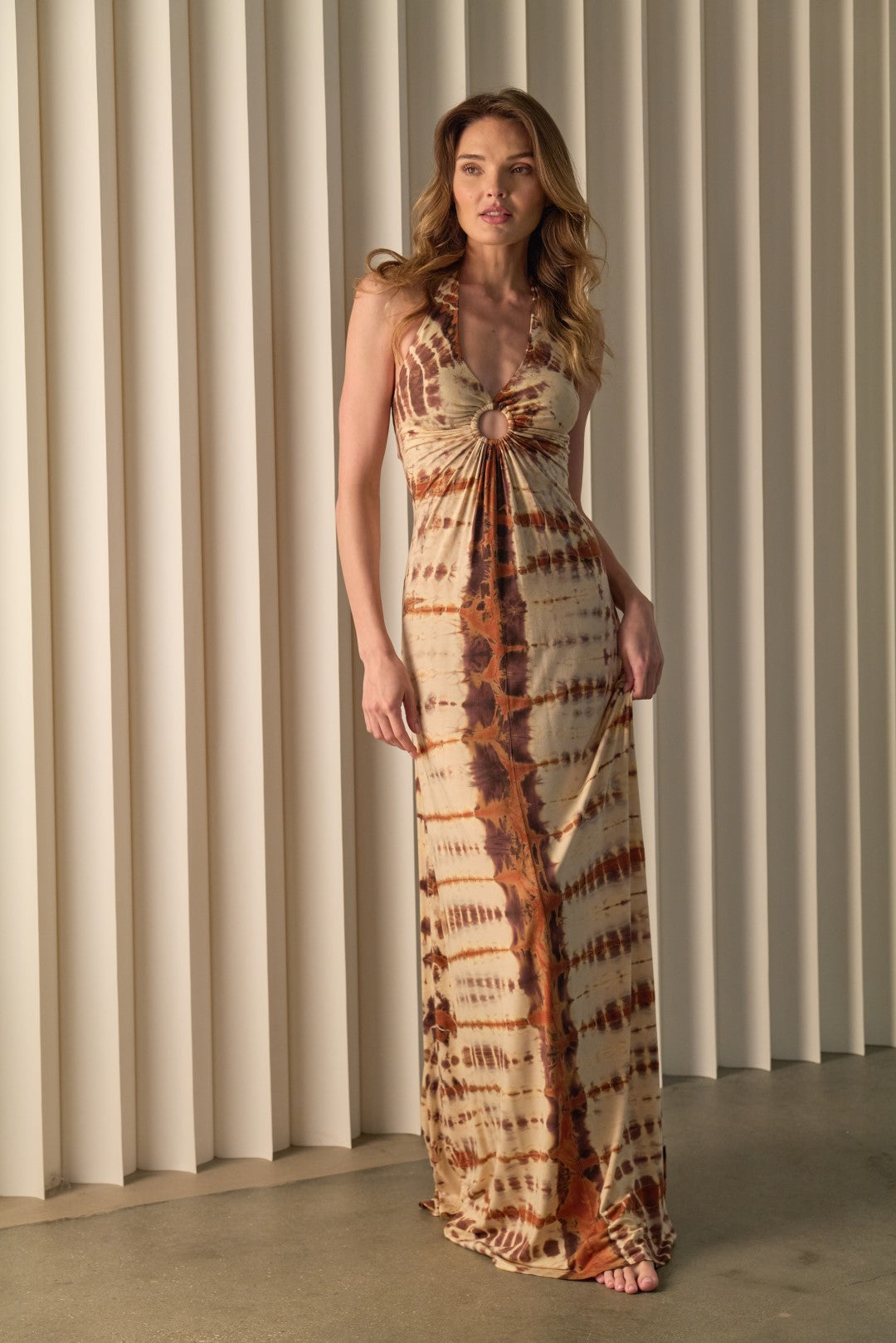 Halter Keyhole Dress