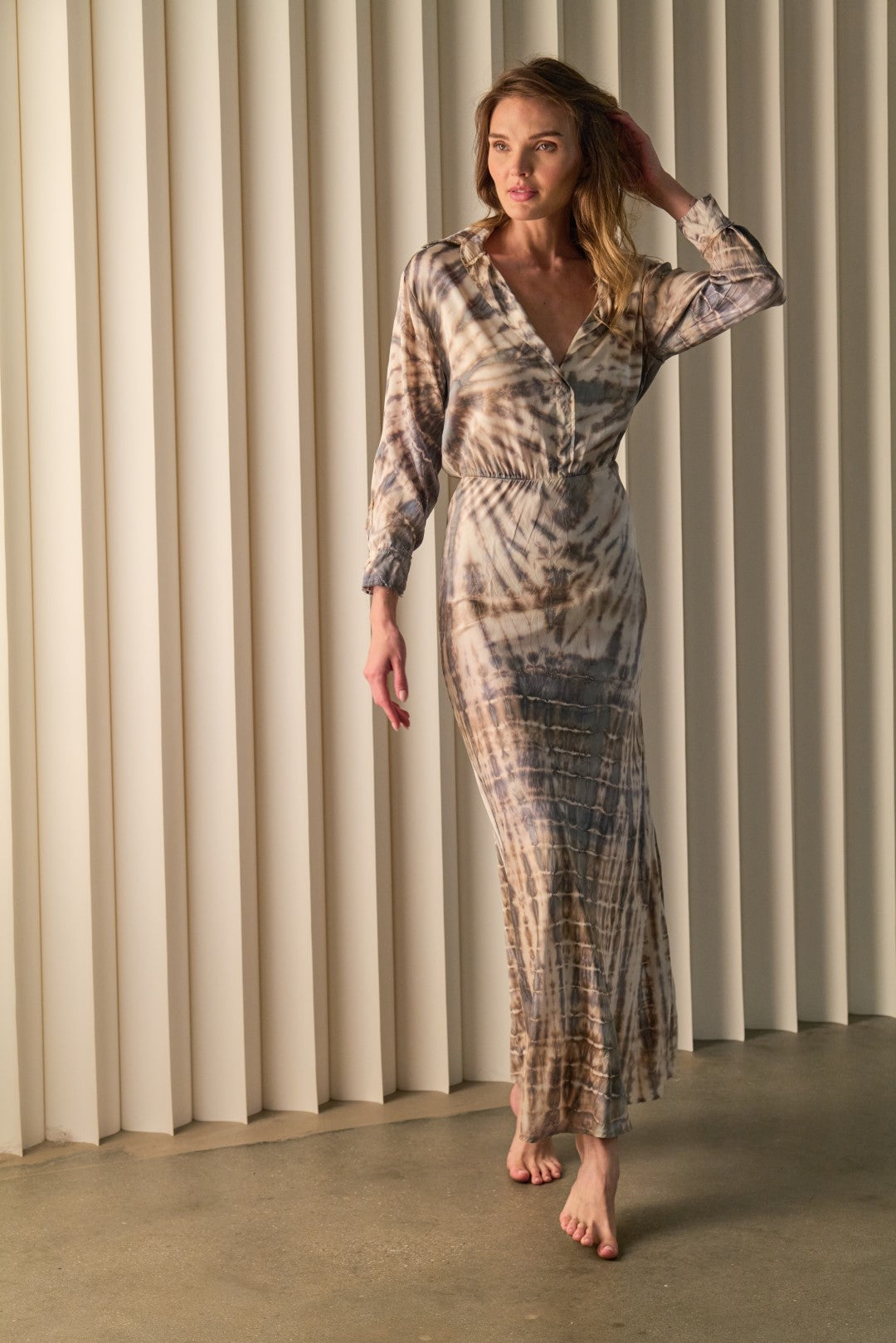 Dolman Sleeve Maxi Dress