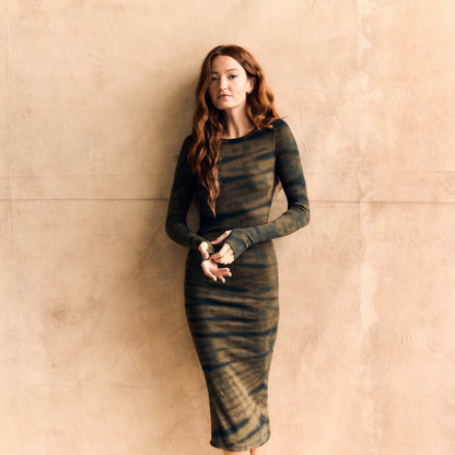 Long Sleeve Rib Dress