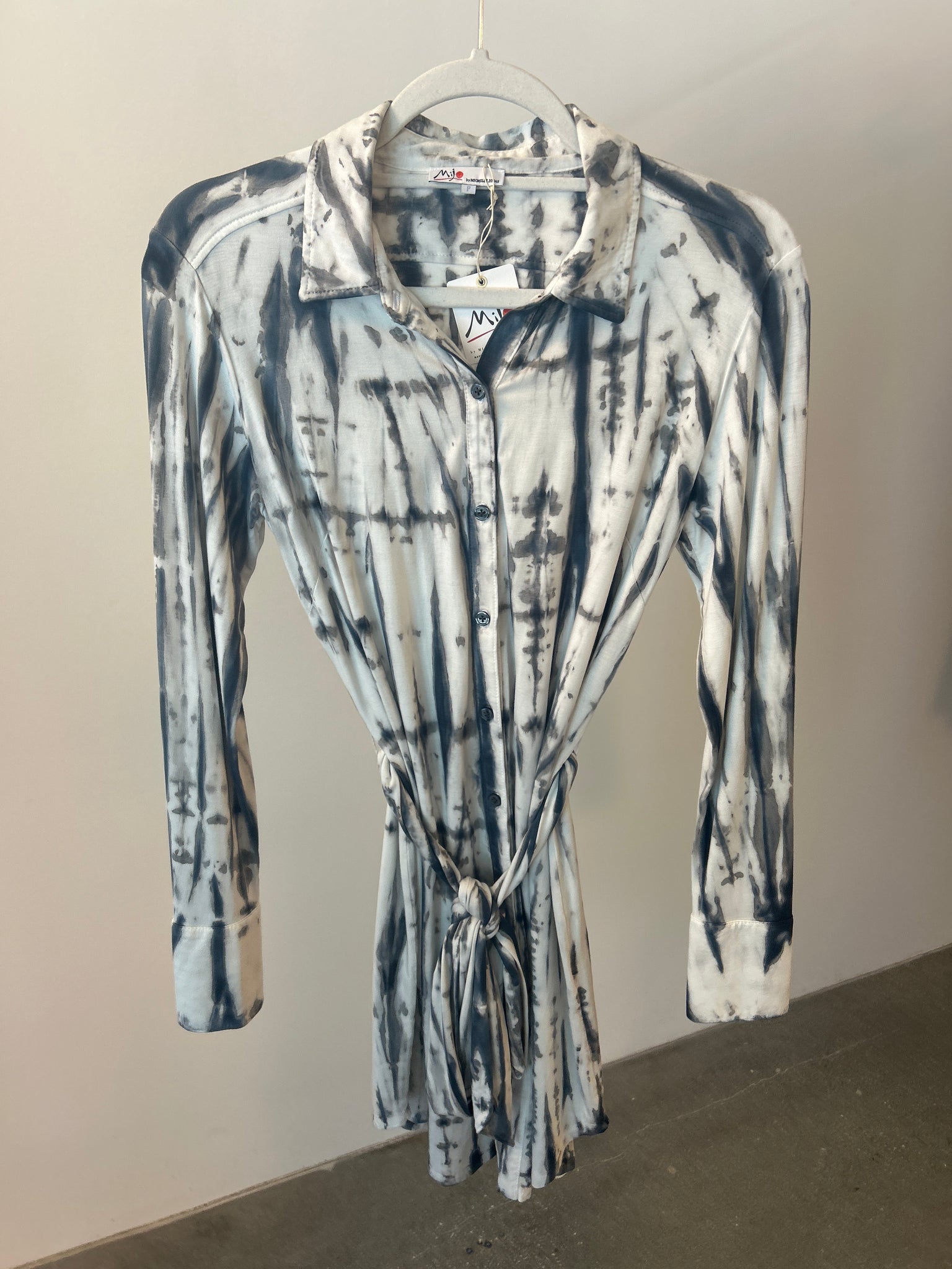 Long Sleeve Mini Shirt Dress