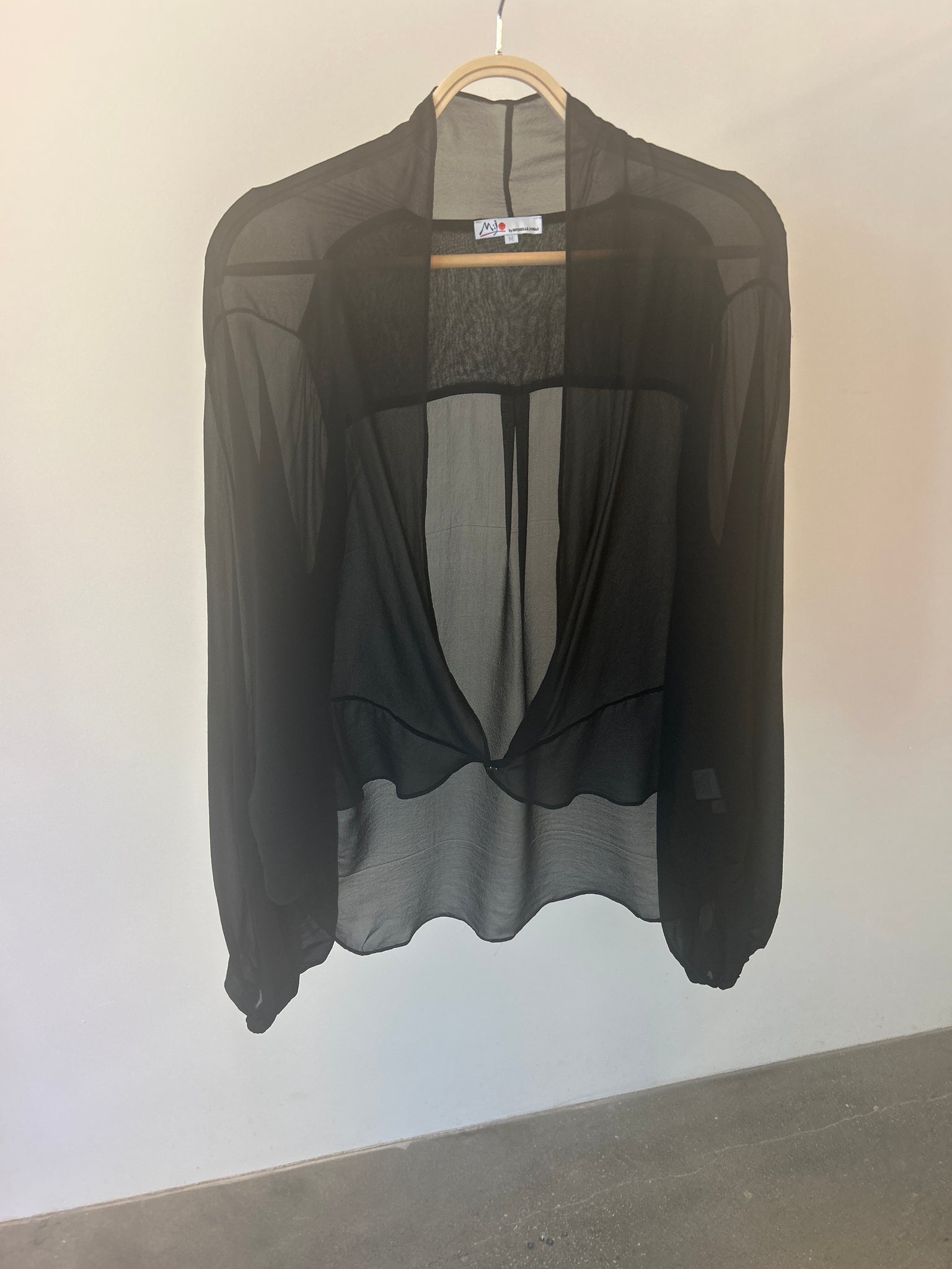 Sheer Silk Cardigan