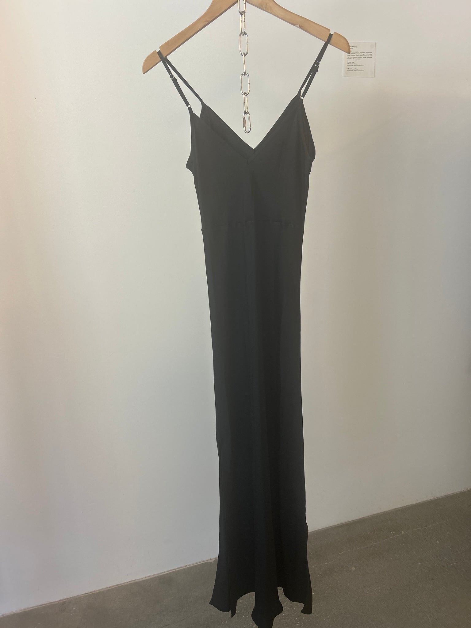 Midi Slip Dress with Side Slit