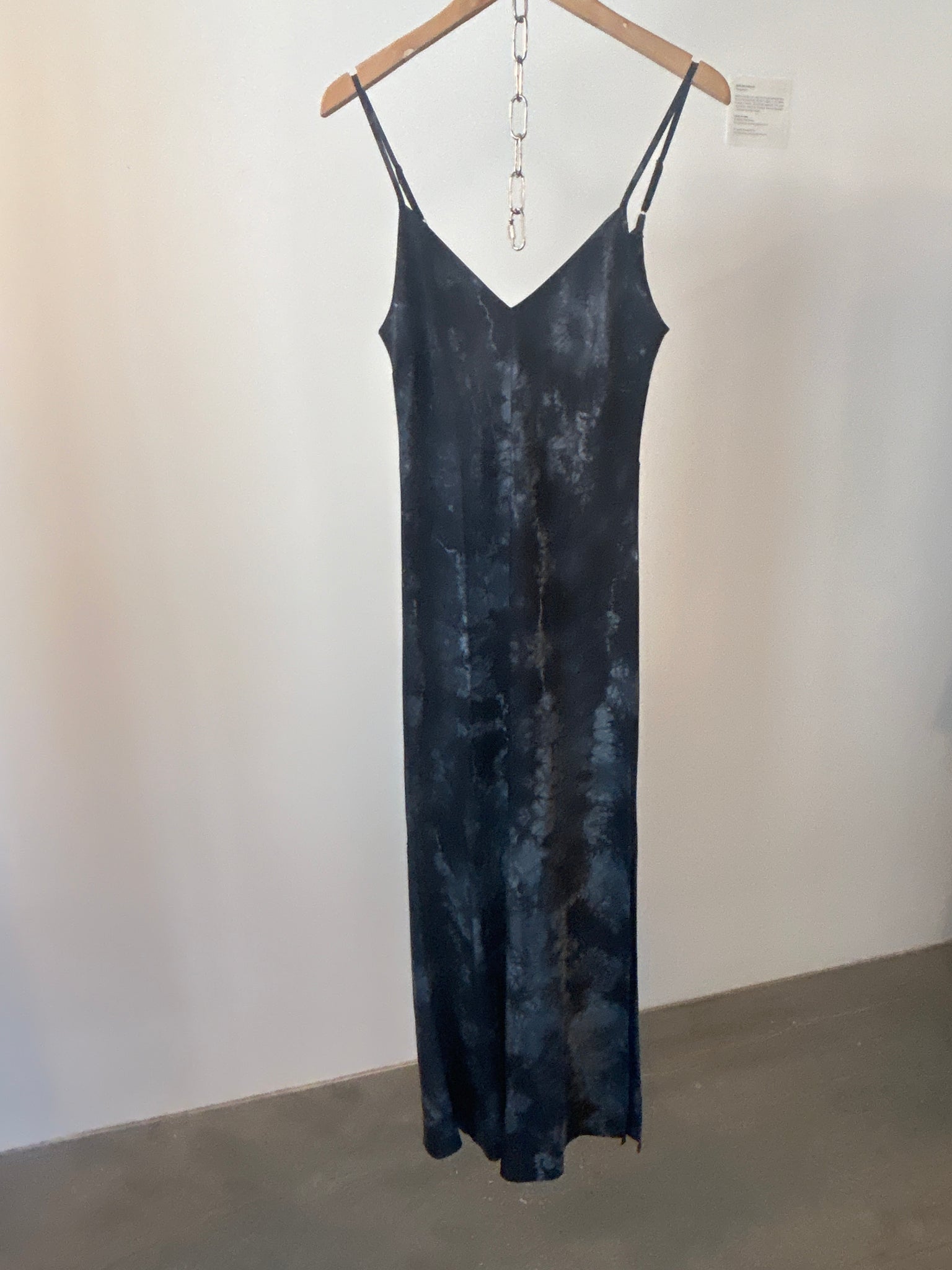 Midi Slip Dress with Side Slit