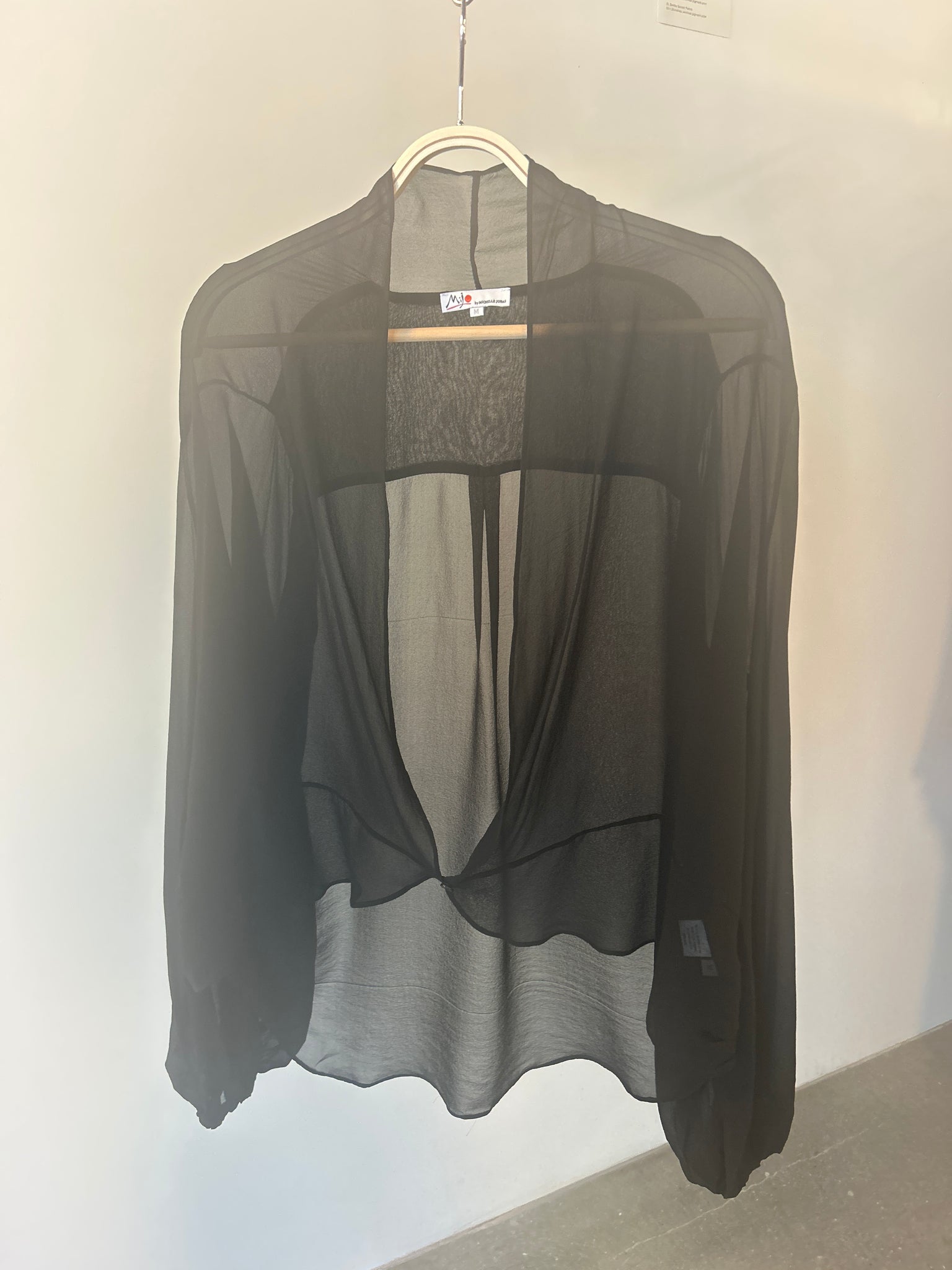 Sheer Silk Cardigan
