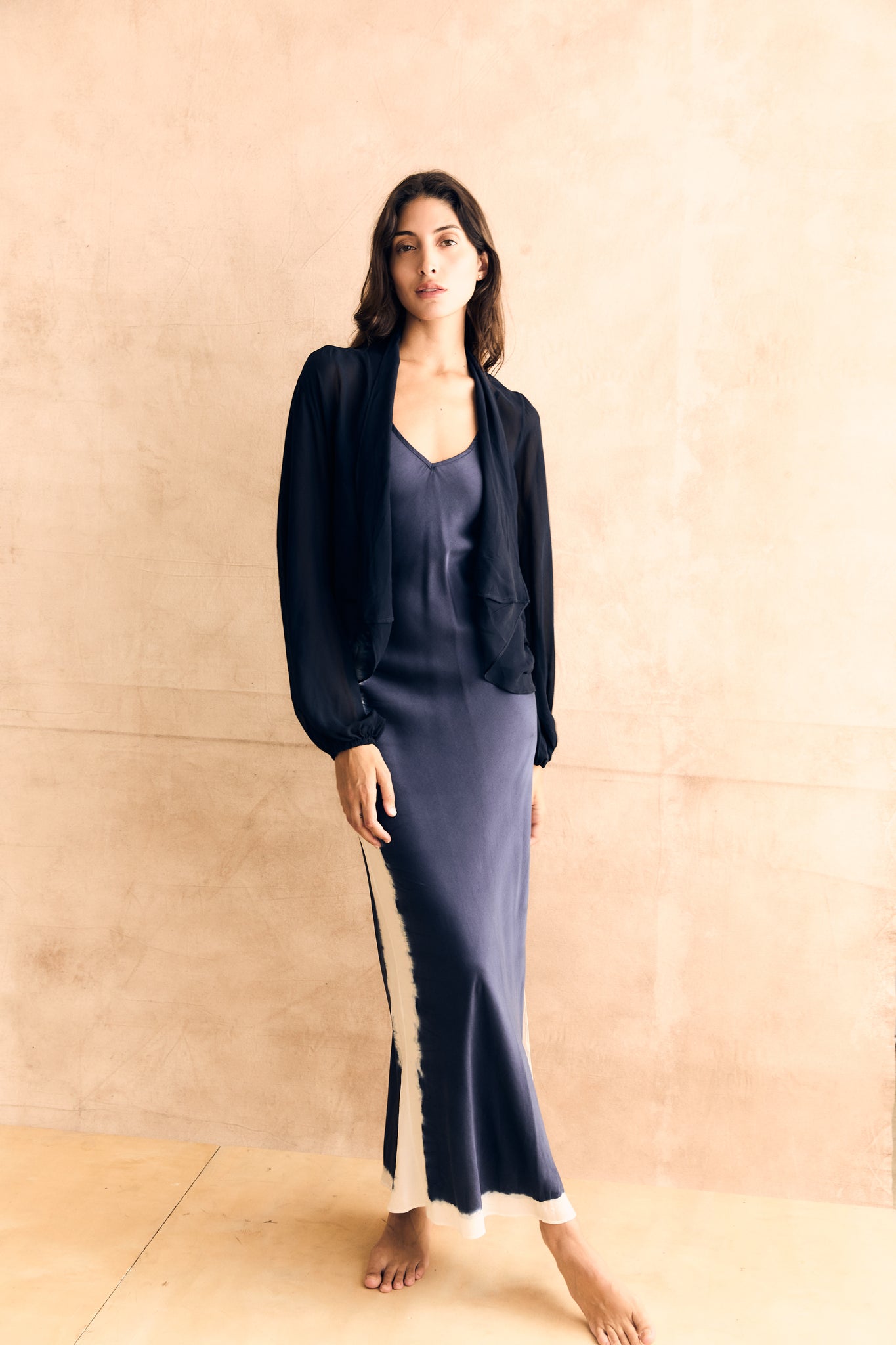 Sheer Silk Cardigan