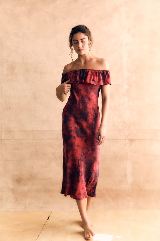 Off The Shoulder Midi
