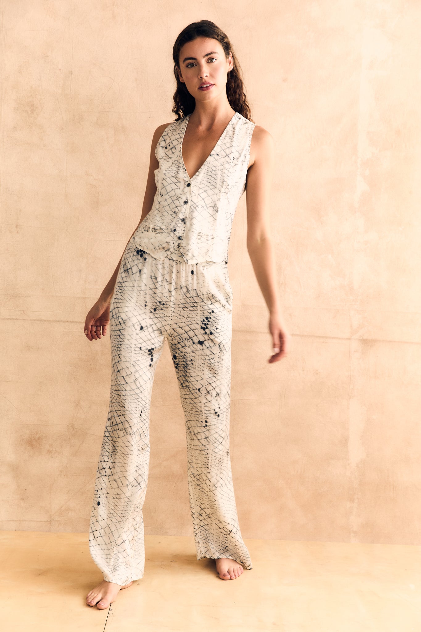 Stretch Silk Vest